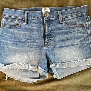 J. Crew Size 29 Classic Blue Denim Shorts